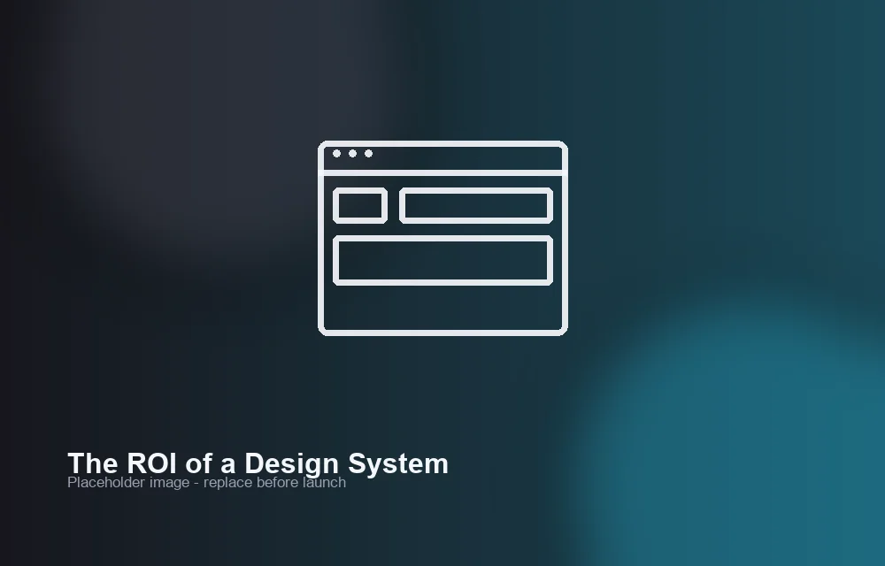 Design system component library on screen