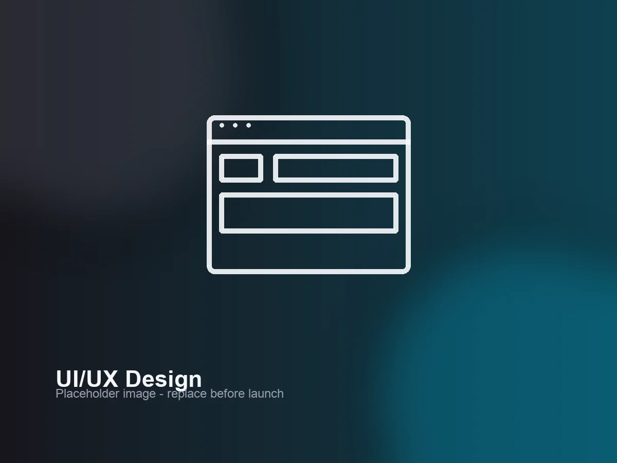 UI/UX design research and interface mockups