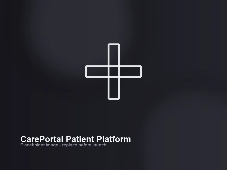 Healthcare patient portal web application