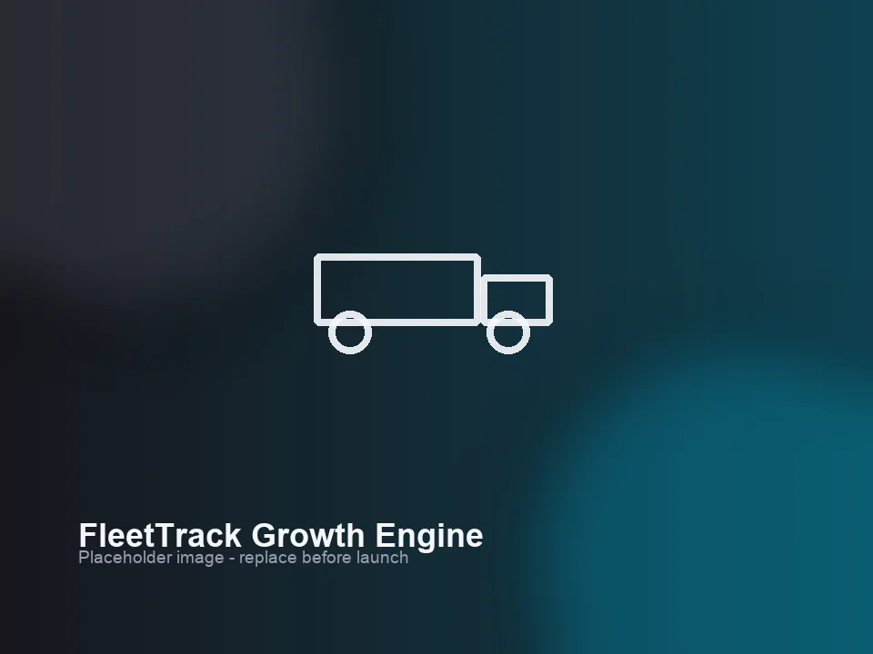 Logistics fleet tracking dashboard