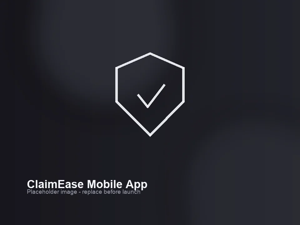 Insurance claims mobile app design